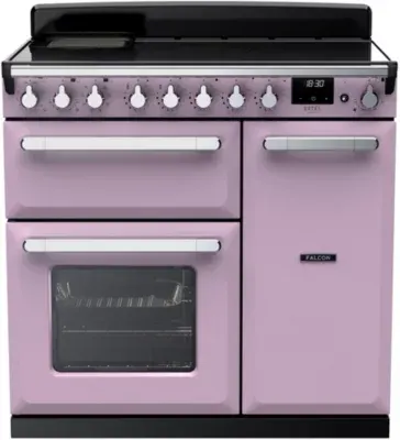 Falcon - Piano De Cuisson Induction Estel Deluxe Tab Ind 90 Cm Parme Chrome