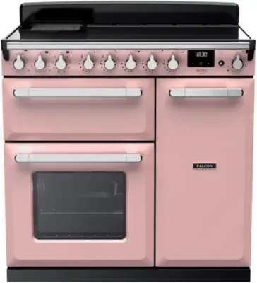 Falcon - Piano De Cuisson Induction Estel Deluxe Tab Ind 90 Cm Rose Pastel C