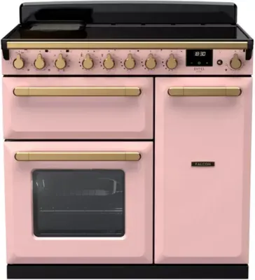 Falcon - Piano De Cuisson Induction Estel Deluxe Tab Ind 90 Cm Rose Pastel L