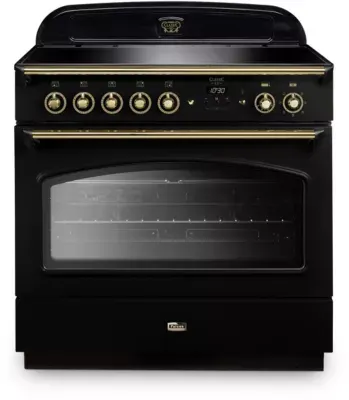 Falcon - Piano De Cuisson Induction Fx Tab Ind 90 Cm Noir Laiton