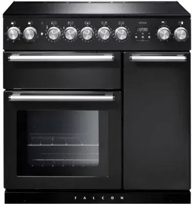 Falcon - Piano De Cuisson Induction Nexus 90 Charbon Mat Satiné Chrome