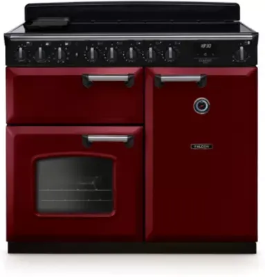 Falcon - Piano De Cuisson Induction Ngc Tab Ind 100 Cm Bordeaux Chrome — vue 3