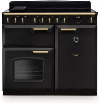 Falcon - Piano De Cuisson Induction Ngc Tab Ind 100 Cm Charbon Laiton Antiqu