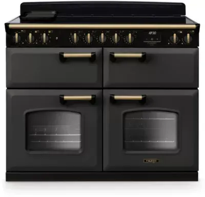 Falcon - Piano De Cuisson Induction Ngc Tab Ind 110 Cm Ardoise Laiton Antiqu