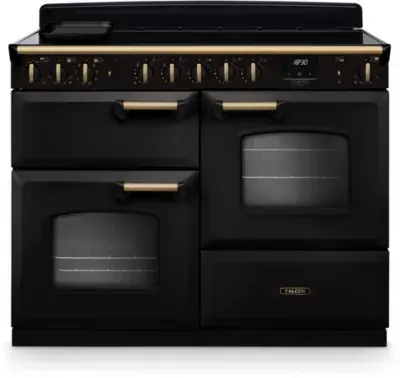 Falcon - Piano De Cuisson Induction Ngc Tab Ind 110 Cm Charbon Laiton Antiqu
