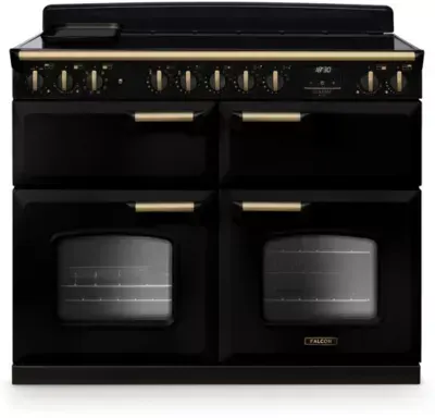 Falcon - Piano De Cuisson Induction Ngc Tab Ind 110 Cm Noir Laiton Antique