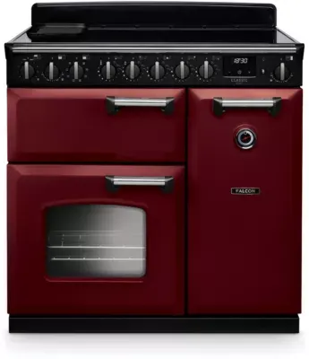 Falcon - Piano De Cuisson Induction Ngc Tab Ind 90 Cm Bordeaux Chrome