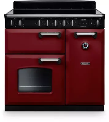 Falcon - Piano De Cuisson Induction Ngc Tab Ind 90 Cm Bordeaux Chrome