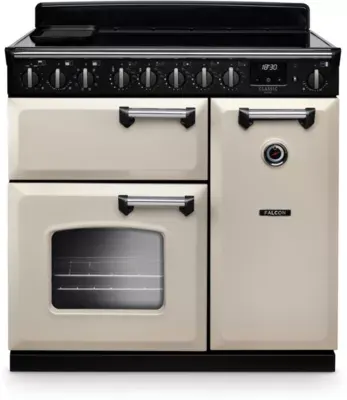Falcon - Piano De Cuisson Induction Ngc Tab Ind 90 Cm Creme Pastel Chrome — vue 4
