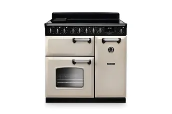 Falcon - Piano De Cuisson Induction Ngc Tab Ind 90 Cm Creme Pastel Chrome — vue 2