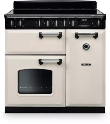 Falcon - Piano De Cuisson Induction Ngc Tab Ind 90 Cm Creme Pastel Chrome