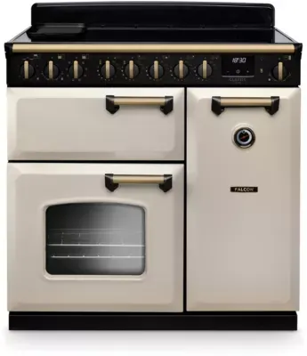 Falcon - Piano De Cuisson Induction Ngc Tab Ind 90 Cm Creme Pastel Laiton An