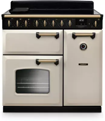 Falcon - Piano De Cuisson Induction Ngc Tab Ind 90 Cm Creme Pastel Laiton An — vue 4