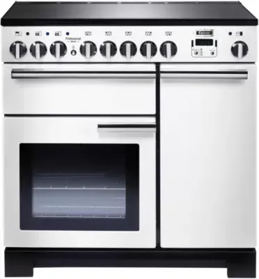 Falcon - Piano De Cuisson Induction Professional Deluxe 90 Blanc Chrome