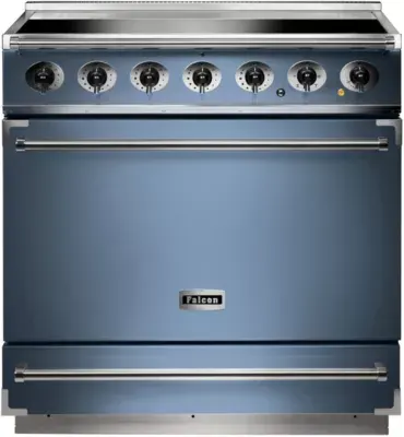 Falcon - Piano De Cuisson Induction Semi Pro 900s 90 Bleu De Chine Nickel