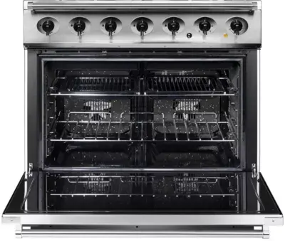 Falcon - Piano De Cuisson Induction Semi Pro 900s 90 Rouge Cerise Nickel — vue 6