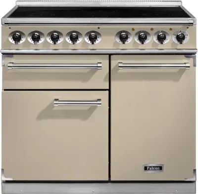 Falcon - Piano De Cuisson Induction Semi Pro Deluxe 100 Creme Chrome