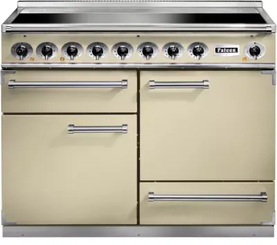 Falcon - Piano De Cuisson Induction Semi Pro Deluxe 110 Creme Chrome