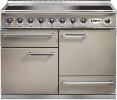 Falcon - Piano De Cuisson Induction Semi Pro Deluxe 110 Fauve Nickel Brossé