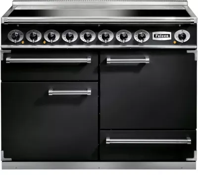 Falcon - Piano De Cuisson Induction Semi Pro Deluxe 110 Noir Chrome