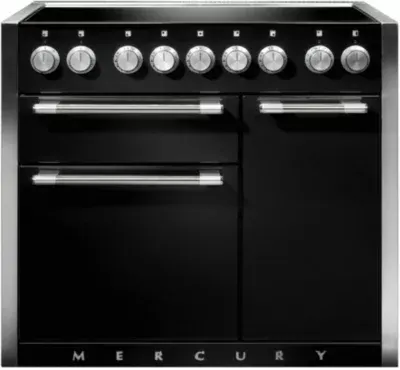 Falcon - Piano De Cuisson Induction Semi Pro Mercury 100 Noir Brillant Inox