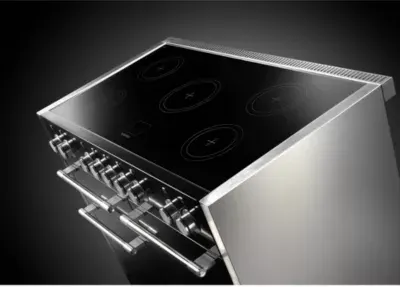 Falcon - Piano De Cuisson Induction Semi Pro Mercury 110 Noir Brillant Inox — vue 5