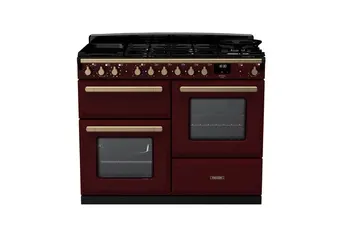 Falcon - Piano De Cuisson Mixte Deluxe Oc Tab Mix 110 Cm Bordeaux Laiton — vue 2