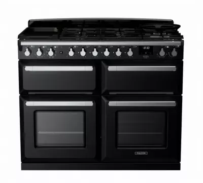 Falcon - Piano De Cuisson Mixte Estel Deluxe Bc Tab Mix 110 Cm Noir Bril