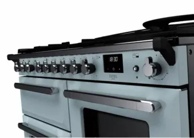 Falcon - Piano De Cuisson Mixte Estel Deluxe Oc Tab Mix 110 Cm Bleu Past — vue 5
