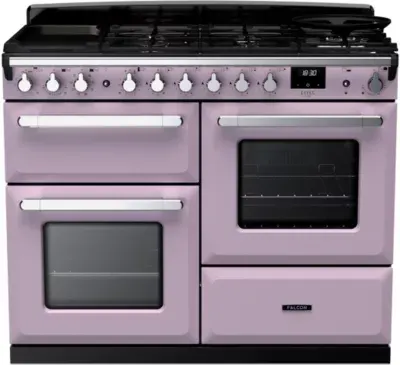 Falcon - Piano De Cuisson Mixte Estel Deluxe Oc Tab Mix 110 Cm Parme Chr