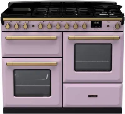Falcon - Piano De Cuisson Mixte Estel Deluxe Oc Tab Mix 110 Cm Parme La