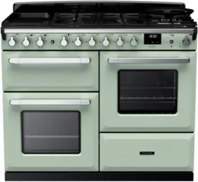 Falcon - Piano De Cuisson Mixte Estel Deluxe Oc Tab Mix 110 Cm Vert Past — vue 3