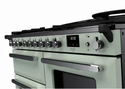 Falcon - Piano De Cuisson Mixte Estel Deluxe Oc Tab Mix 110 Cm Vert Past — vue 5