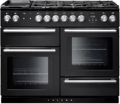 Falcon - Piano De Cuisson Mixte Nexus 110 Charbon Mat Satiné Chrome
