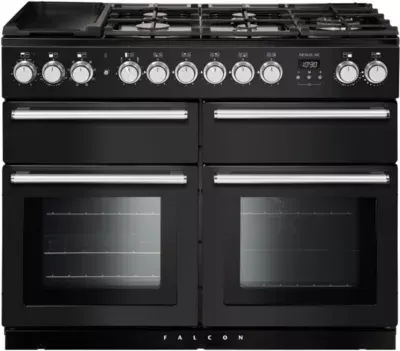 Falcon - Piano De Cuisson Mixte Nexus Se 110 Charbon Mat Satiné Chrome
