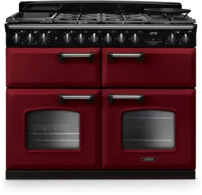 Falcon - Piano De Cuisson Mixte Ngc Tab Mix 110 Cm Bordeaux Chrome