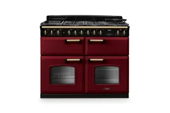 Falcon - Piano De Cuisson Mixte Ngc Tab Mix 110 Cm Bordeaux Laiton Antiq — vue 2