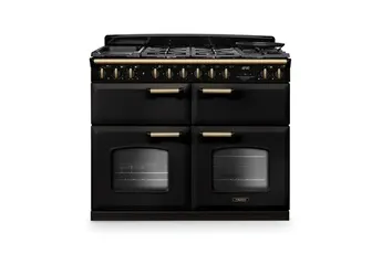Falcon - Piano De Cuisson Mixte Ngc Tab Mix 110 Cm Charbon Laiton Antiqu — vue 2
