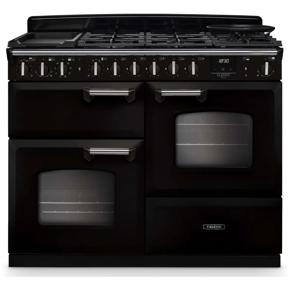 Falcon - Piano De Cuisson Mixte Ngc Tab Mix 110 Cm Noir Chrome — vue 2