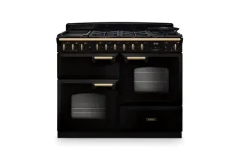 Falcon - Piano De Cuisson Mixte Ngc Tab Mix 110 Cm Noir Laiton Antique — vue 3