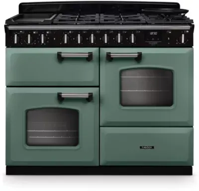 Falcon - Piano De Cuisson Mixte Ngc Tab Mix 110 Cm Vert Mineral Chrome