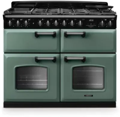 Falcon - Piano De Cuisson Mixte Ngc Tab Mix 110 Cm Vert Mineral Chrome — vue 3