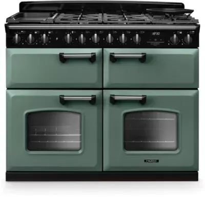 Falcon - Piano De Cuisson Mixte Ngc Tab Mix 110 Cm Vert Mineral Chrome