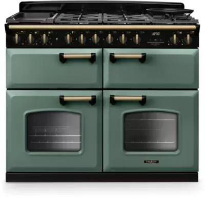 Falcon - Piano De Cuisson Mixte Ngc Tab Mix 110 Cm Vert Mineral Laiton A