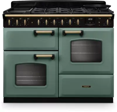 Falcon - Piano De Cuisson Mixte Ngc Tab Mix 110 Cm Vert Mineral Laiton A — vue 4