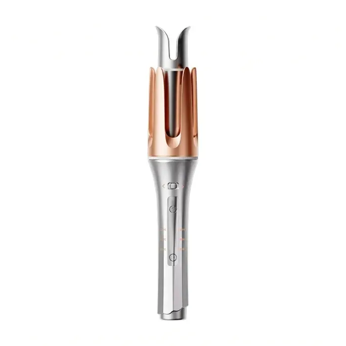 Fer à Boucler Automatique Anti-Brûlure Boucleur Cheveux Chauffage Rapide Température Réglable pour Grosses Boucles