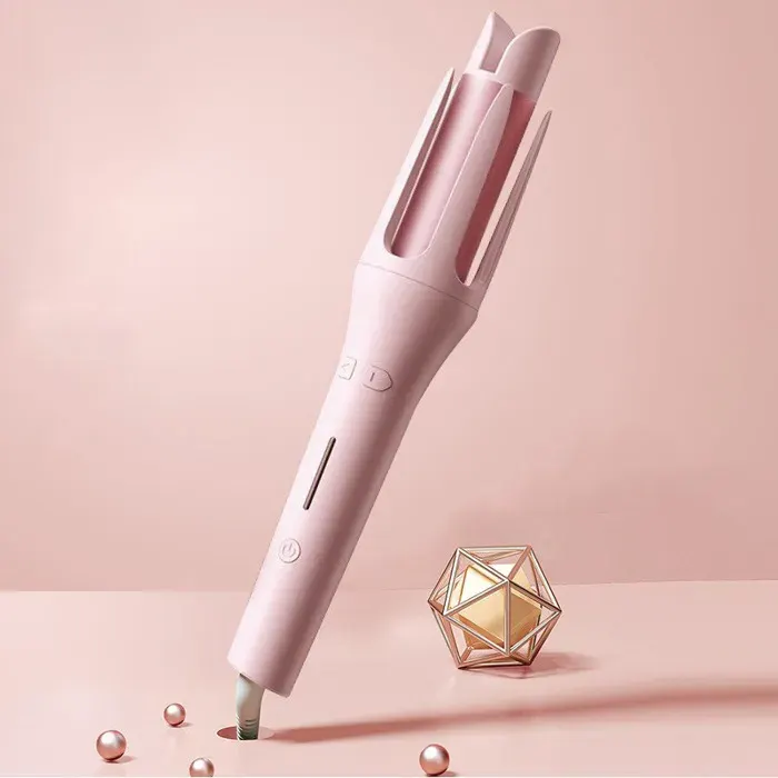 Fer à boucler automatique professionnel 42 W avec câble de 18 m rotation à 360° corps de 32 mm boucleur ionique et températu