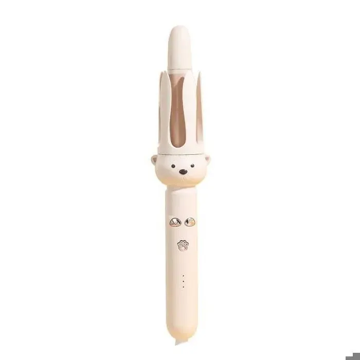 Fer à Boucler Automatique Rotatif 28mm - Revêtement Céramique Anti-brûlure - Ondulations Beach Waves Tous Cheveux Femme