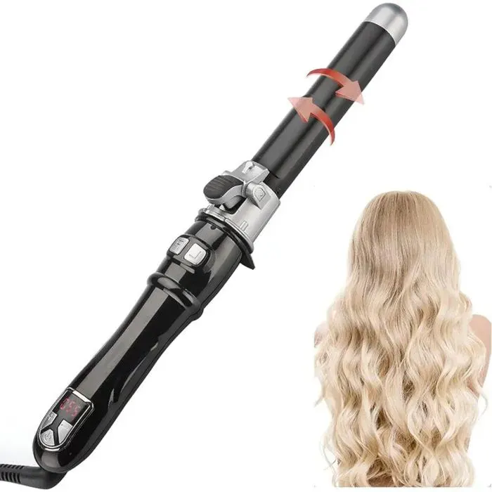 Fer à boucler automatique - Virex® - Rotatif 32 mm - Boucles larges - Contrôle de la température - Rotation automatique