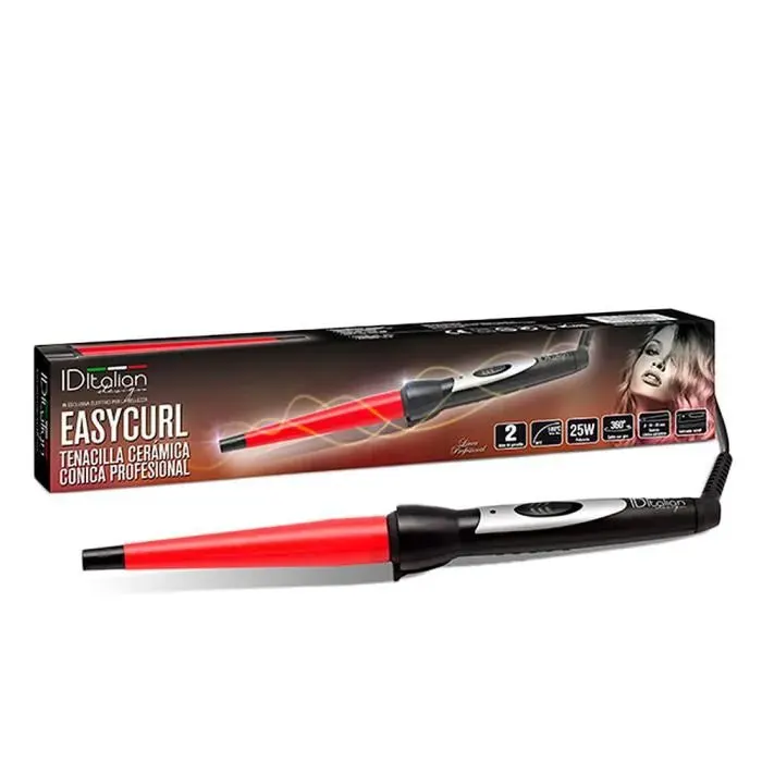 Fer à boucler conique - Easy Curl - Italian Design - Pour Femme - Design élégant - Facile à utiliser